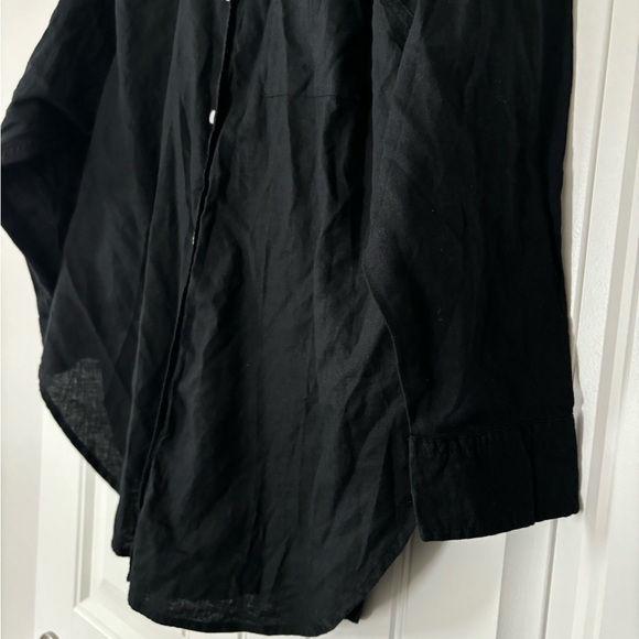 Aerie Black Linen Blend Coverup NWT - Picture 7 of 7